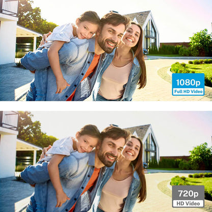 Caméra de Sonnette Vidéo 1080P | IA Avancée et Audio Bidirectionnel