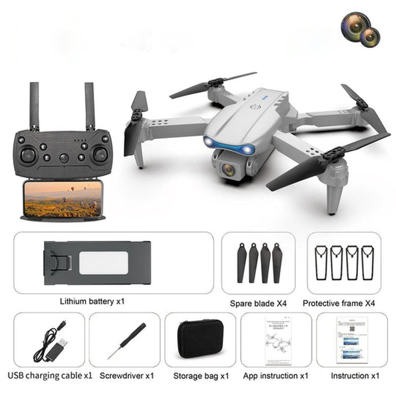 Drone 4K UHD pour Photographie Aérienne | Longue Durée de Vie de Batterie