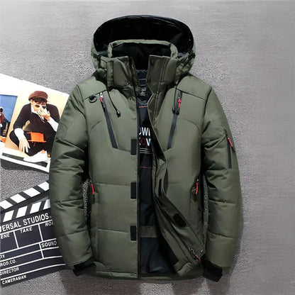 Parka d'Hiver pour Hommes | Doublure Thermique et Poches Fonctionnelles
