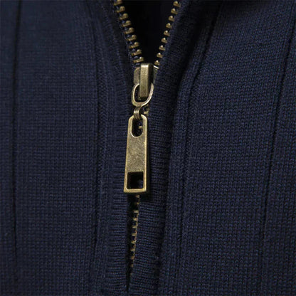 Pull Zippé Sophistiqué pour Hommes | Confort et Élégance pour l'Automne