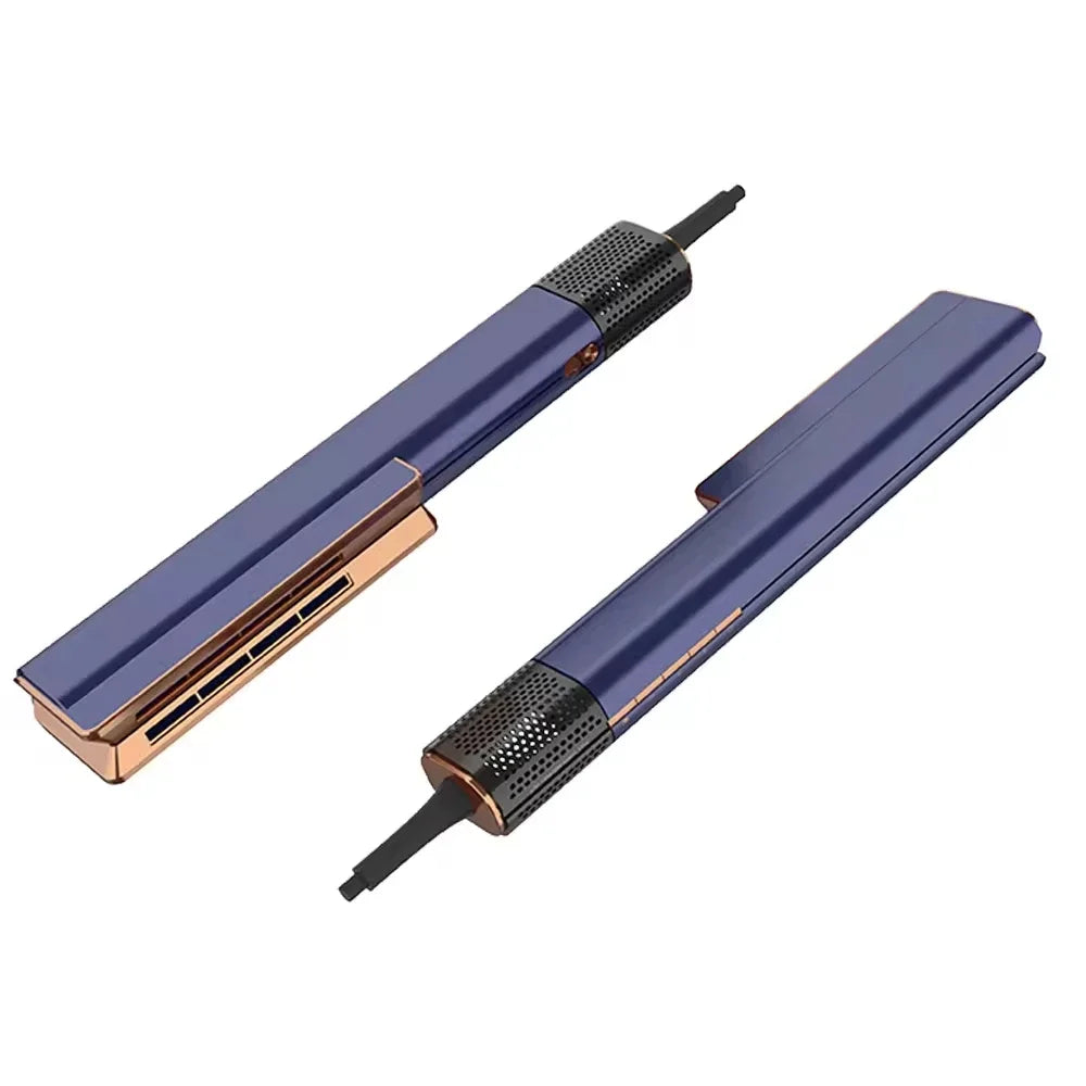 Coiffeur 2-en-1 pour Cheveux Humides et Secs | Sèche-Cheveux et Lisseur en Céramique