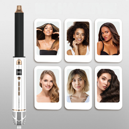 Stylo Capillaire 8-en-1 | Coiffage Professionnel à Domicile