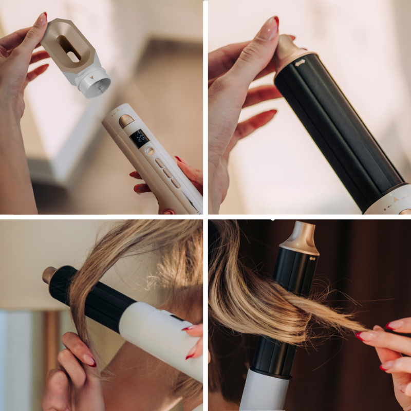 Stylo Capillaire 8-en-1 | Coiffage Professionnel à Domicile