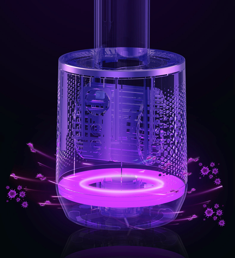 Refroidisseur d'air 3-en-1 | Purification, Oscillation et Silencieux