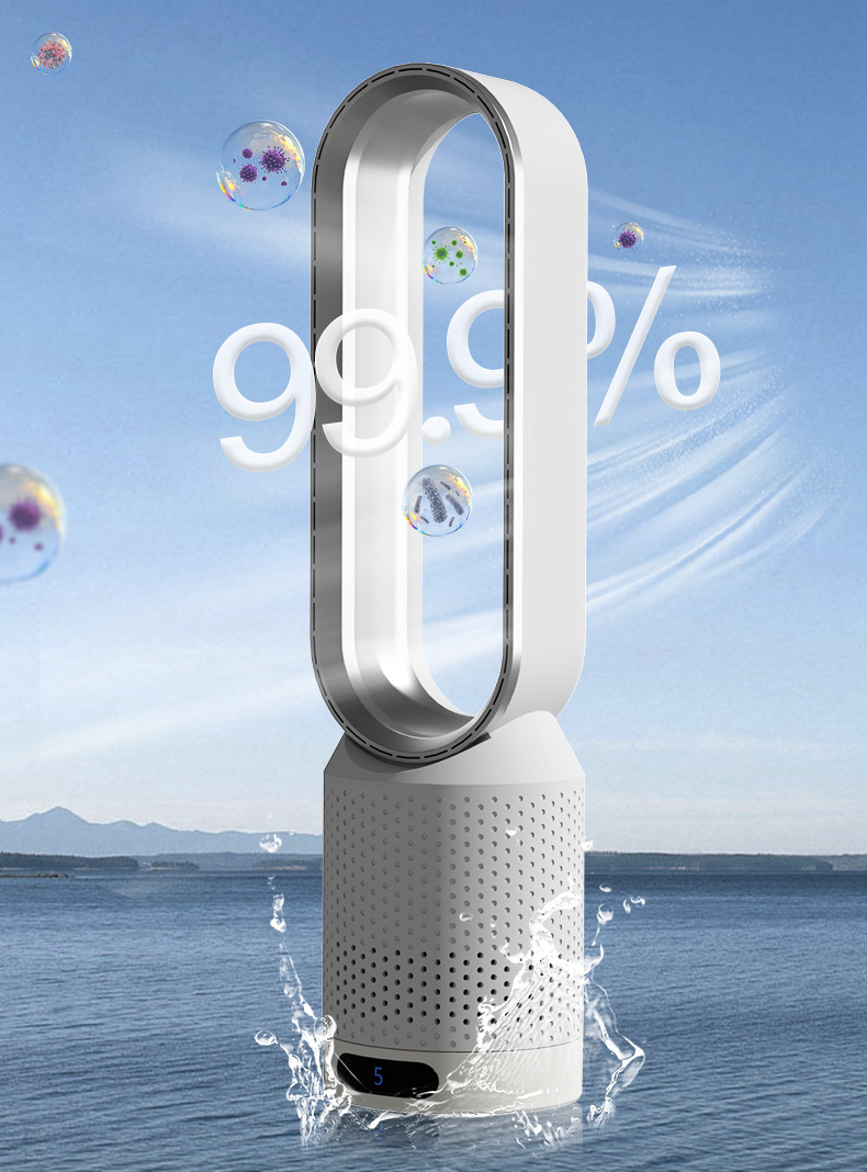 Refroidisseur d'air 3-en-1 | Purification, Oscillation et Silencieux