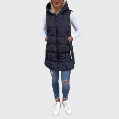 Manteau d'hiver sans manches pour Femmes | Style Urbain et Confort Optimal