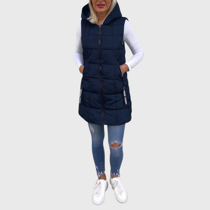 Manteau d'hiver sans manches pour Femmes | Style Urbain et Confort Optimal