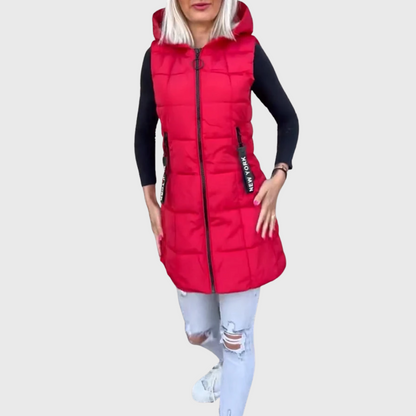Manteau d'hiver sans manches pour Femmes | Style Urbain et Confort Optimal