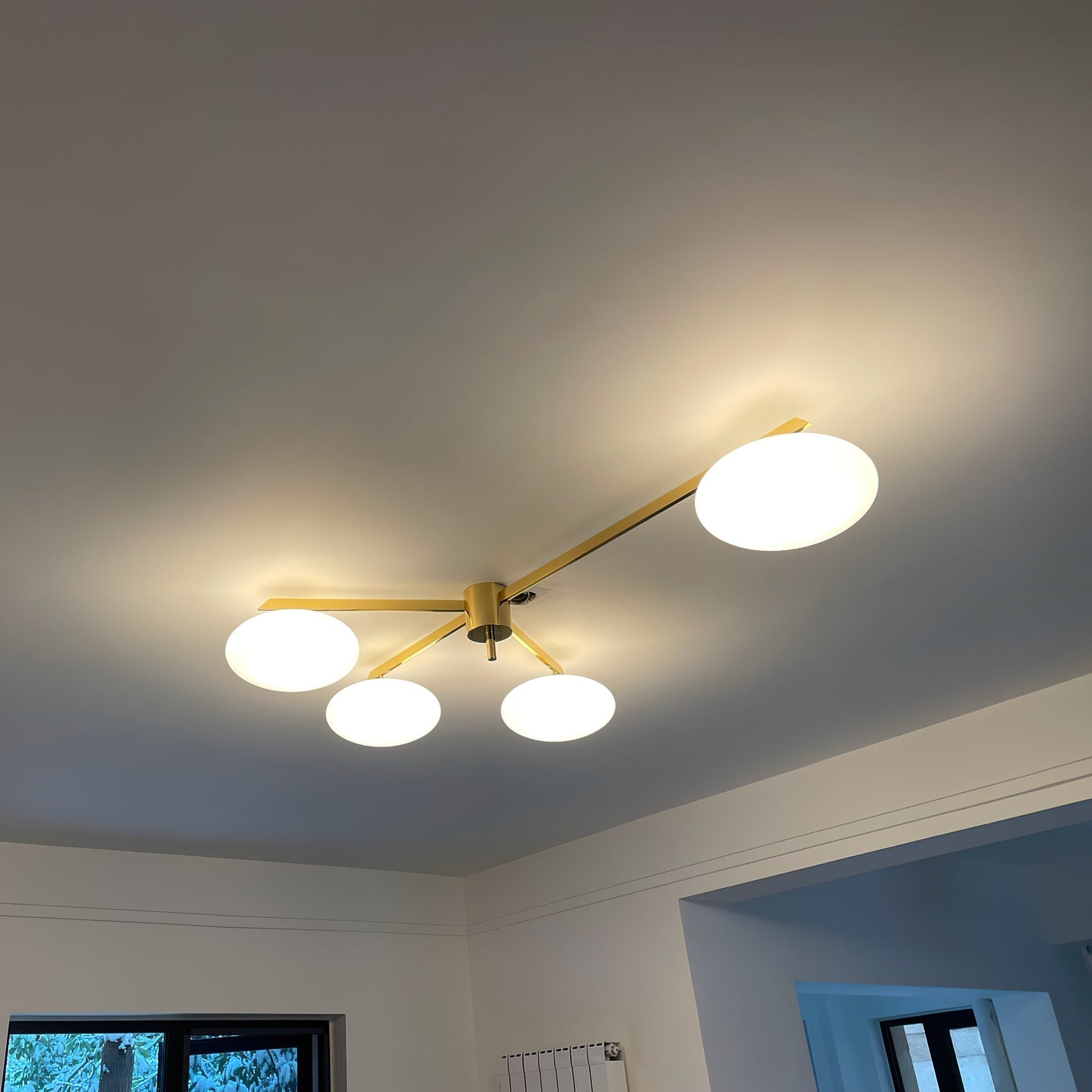 Plafonnier Art Déco en Verre | Élégance et Style pour Intérieur