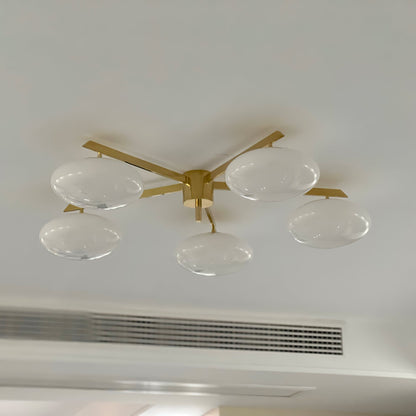 Plafonnier Art Déco en Verre | Élégance et Style pour Intérieur