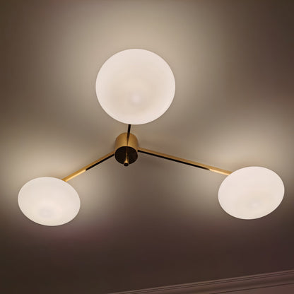 Plafonnier Art Déco en Verre | Élégance et Style pour Intérieur