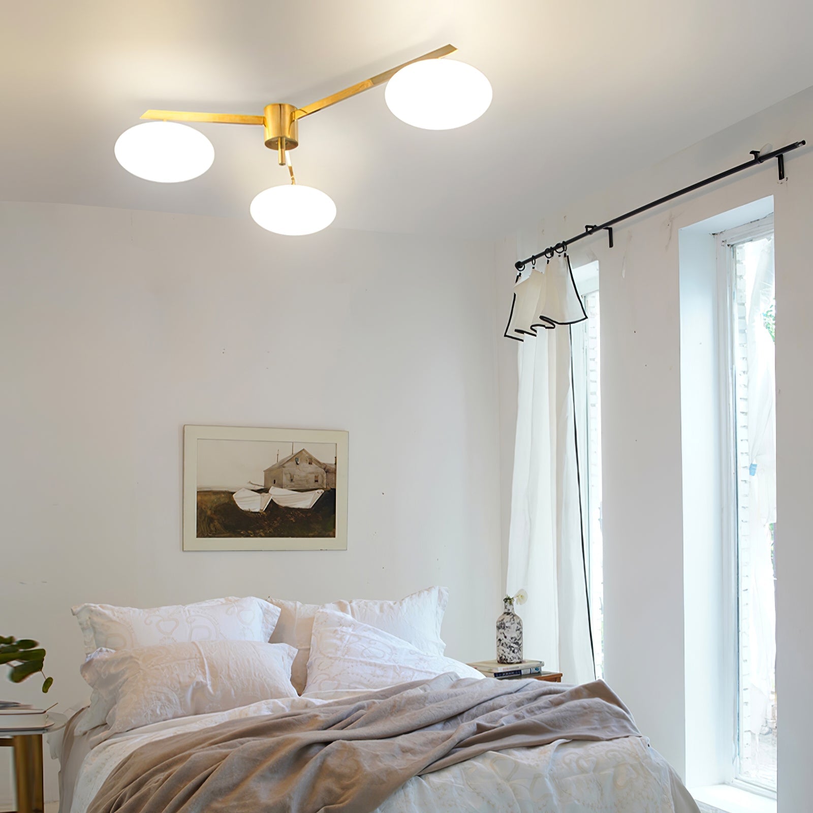 Plafonnier Art Déco en Verre | Élégance et Style pour Intérieur