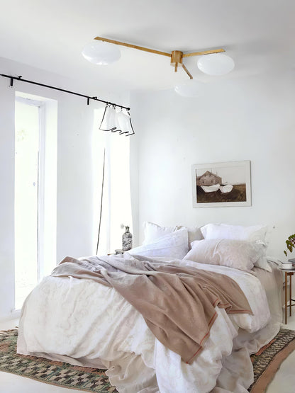 Plafonnier Art Déco en Verre | Élégance et Style pour Intérieur