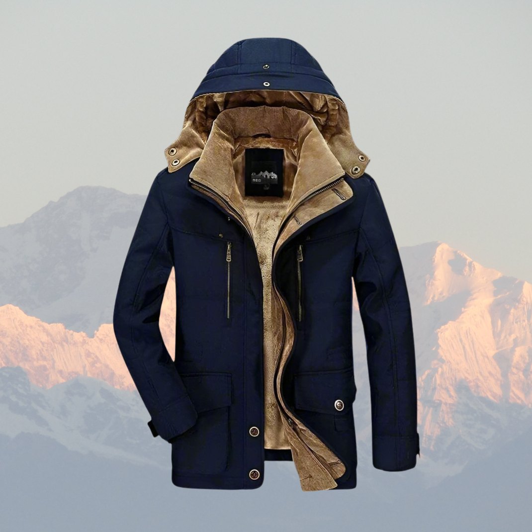 Parka Isolée en Fausse Fourrure pour Hommes | Chaleur et Protection en Hiver