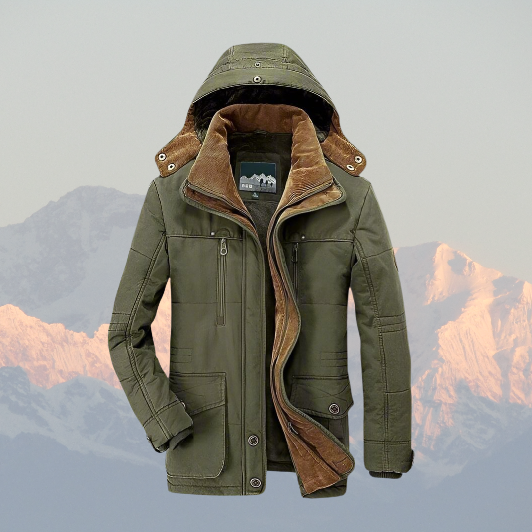 Parka Isolée en Fausse Fourrure pour Hommes | Chaleur et Protection en Hiver