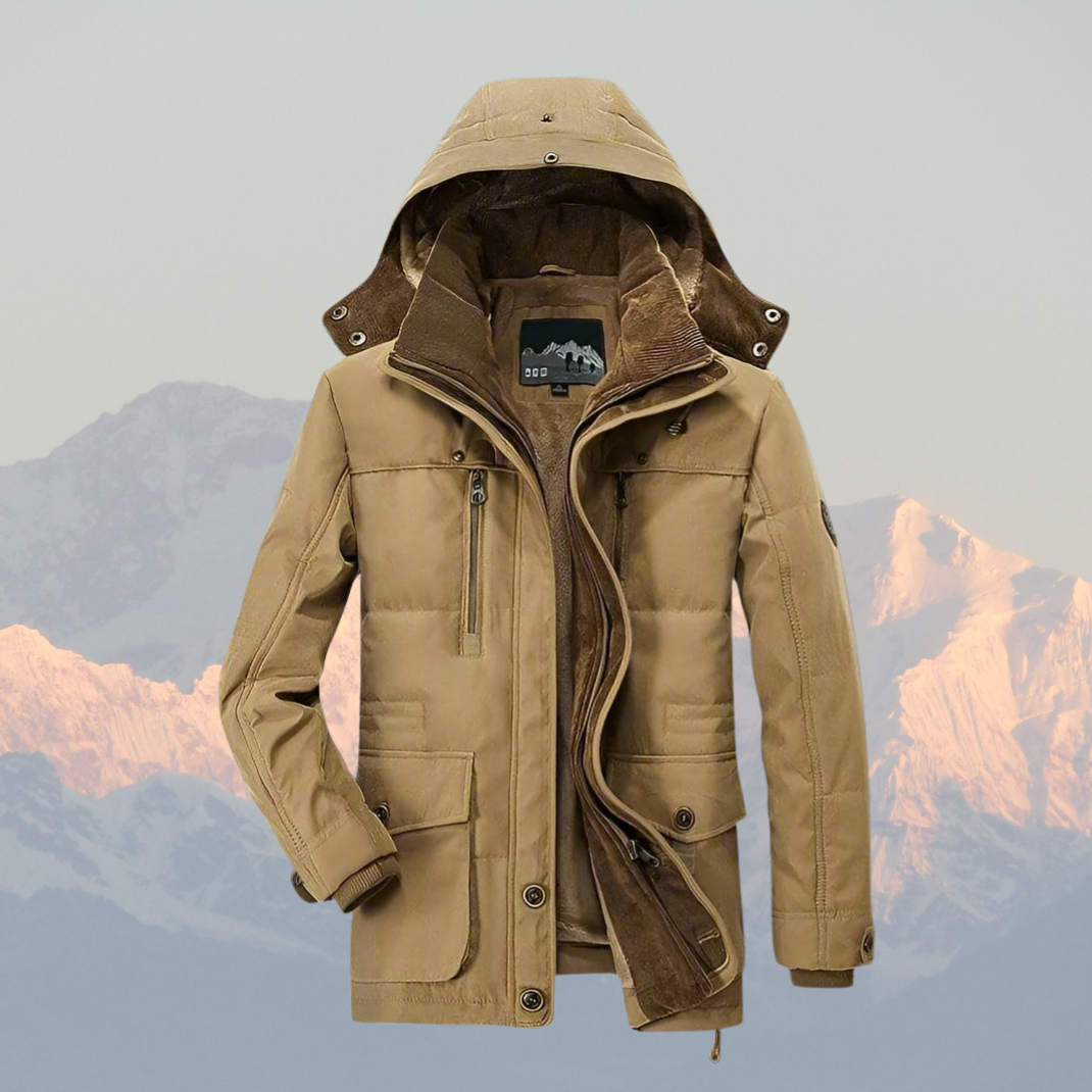 Parka Isolée en Fausse Fourrure pour Hommes | Chaleur et Protection en Hiver