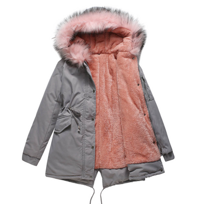 Parka d'Hiver Boutonnée pour Femmes | Style Classique et Chaleur Optimale