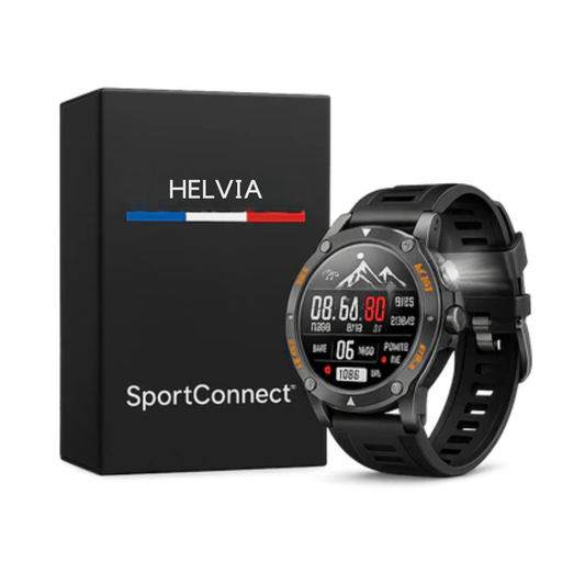 Helvia | Montre Connectée Sport SportConnect – Performance, Orientation et Connectivité au Poignet