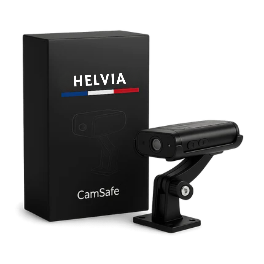 Helvia | Caméra de Surveillance Sans Fil CamSafe 1080p – Sécurité Intelligente pour Maison et Entreprise