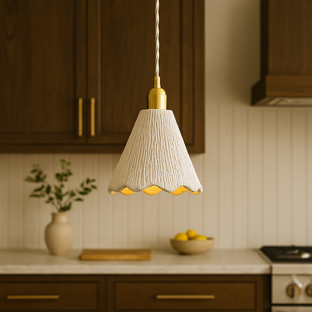 Lampe Pendante en Béton | Éclairage Industriel et Élégant
