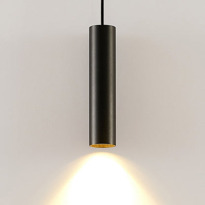 Suspension en Aluminium Noir pour Cuisine | Design Tubulaire Élégant et Durable
