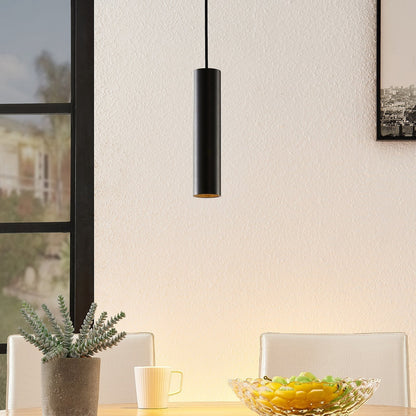 Suspension en Aluminium Noir pour Cuisine | Design Tubulaire Élégant et Durable