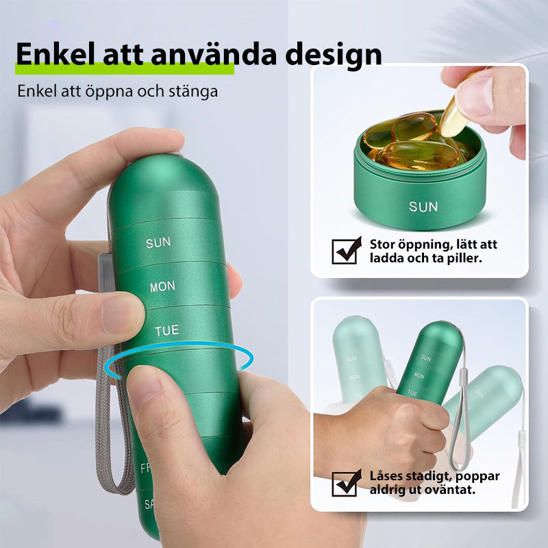 Organisateur de Pilules Étanche | Pratique et Durable pour Voyages