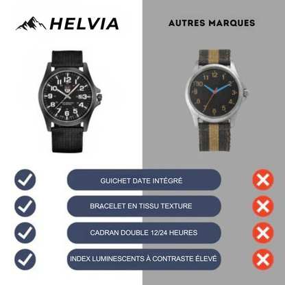 Montre de randonnée robuste Helvia – Étanche, précise et conçue pour l’aventure