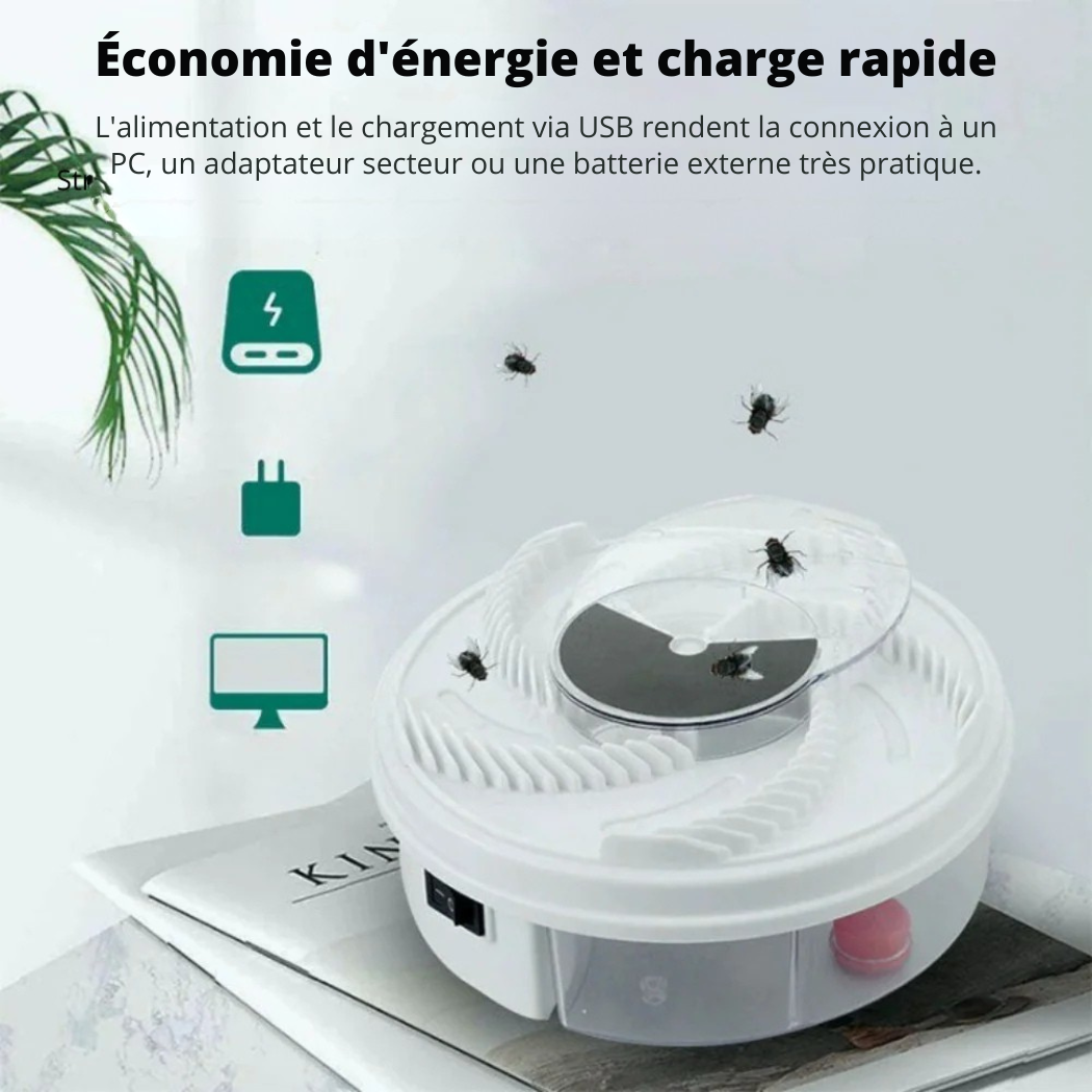 Piège à Mouches InsektoSilent – Solution Silencieuse, Sans Produits Chimiques
