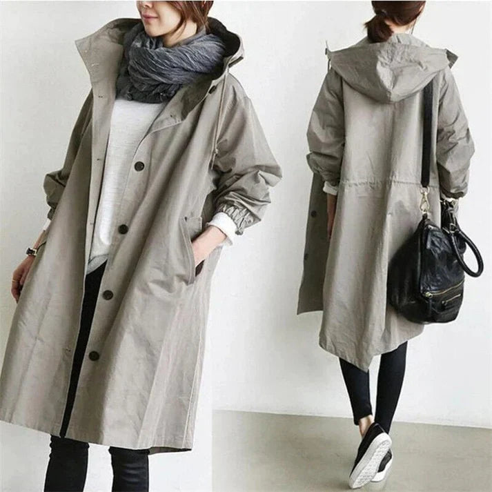 Manteau Trench Oversize pour Femmes | Style Décontracté et Élégant