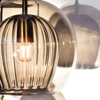Suspension Ambre Élégante pour Intérieur | Design Raffiné et Éclairage Ajustable