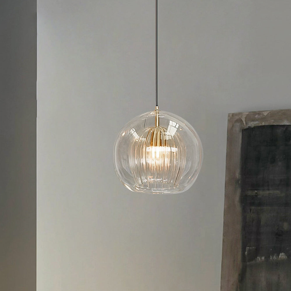Suspension Ambre Élégante pour Intérieur | Design Raffiné et Éclairage Ajustable