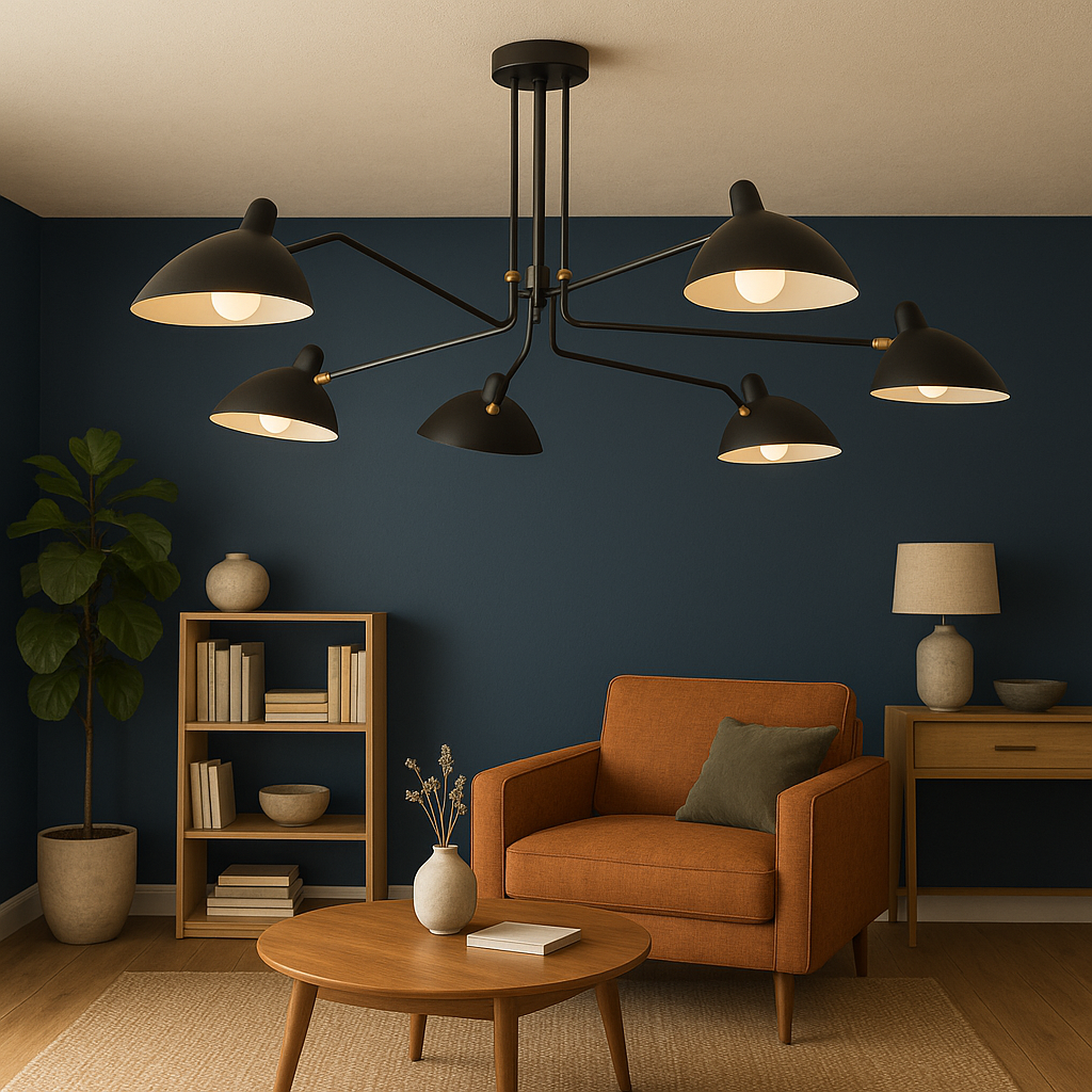 Lampe de Plafond Moderne | Élégance Contemporaine et Atmosphère Chaleureuse