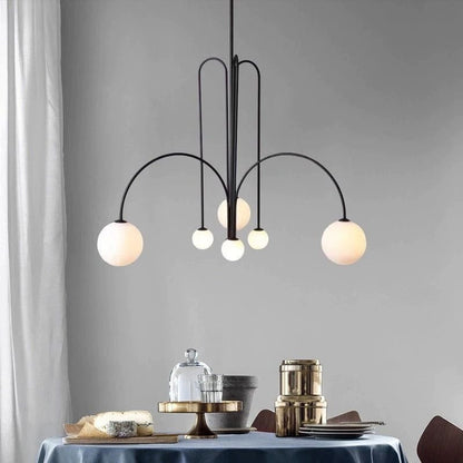 Lampe Suspendue Contemporaine | Design Sculptural et Éclairage LED