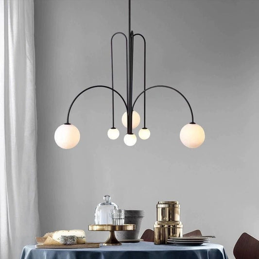 Lampe Suspendue Contemporaine | Design Sculptural et Éclairage LED