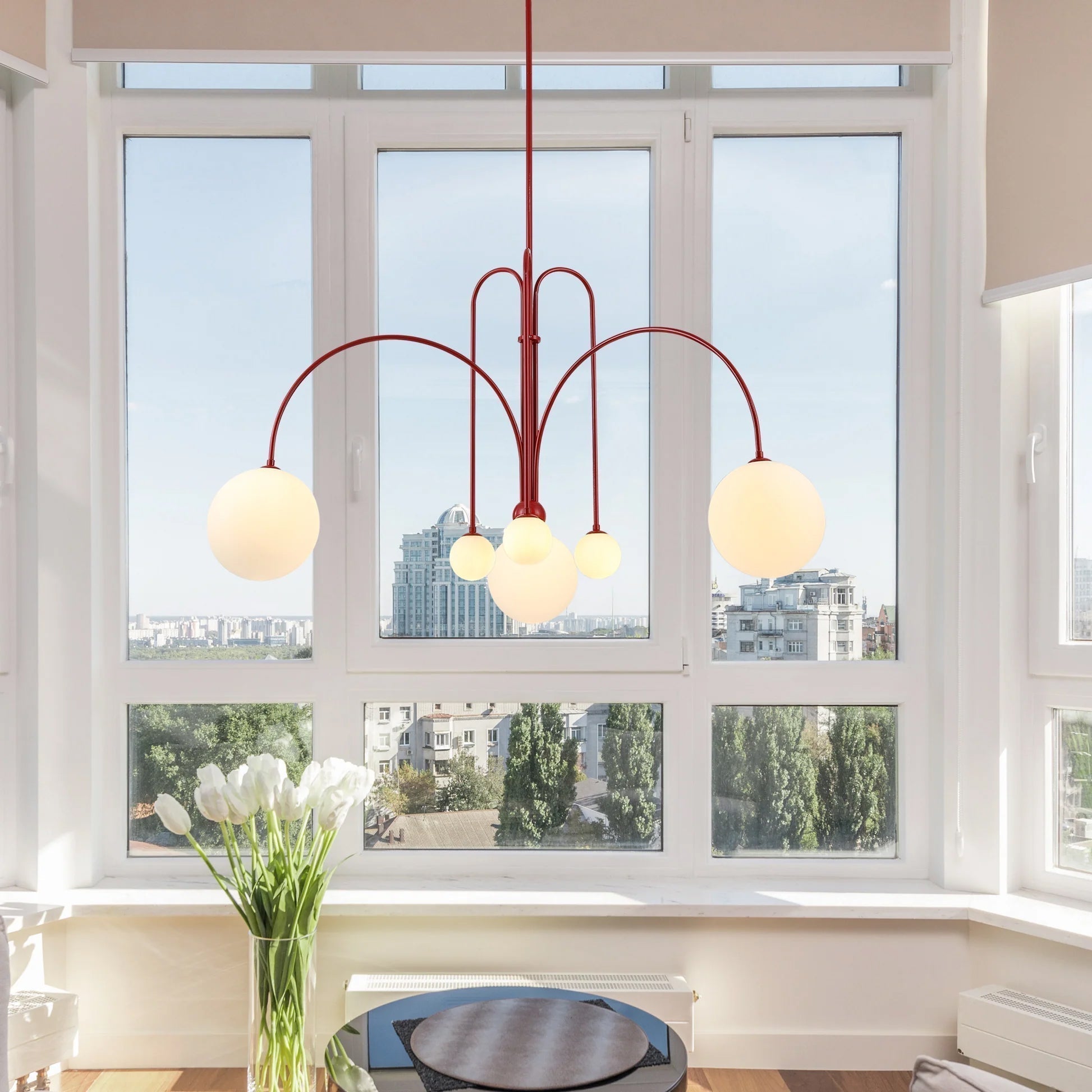 Lampe Suspendue Contemporaine | Design Sculptural et Éclairage LED