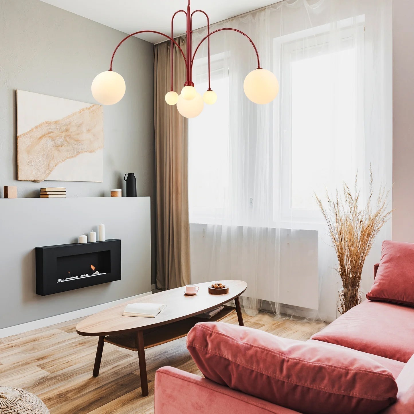 Lampe Suspendue Contemporaine | Design Sculptural et Éclairage LED