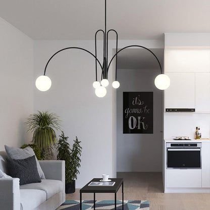 Lampe Suspendue Contemporaine | Design Sculptural et Éclairage LED