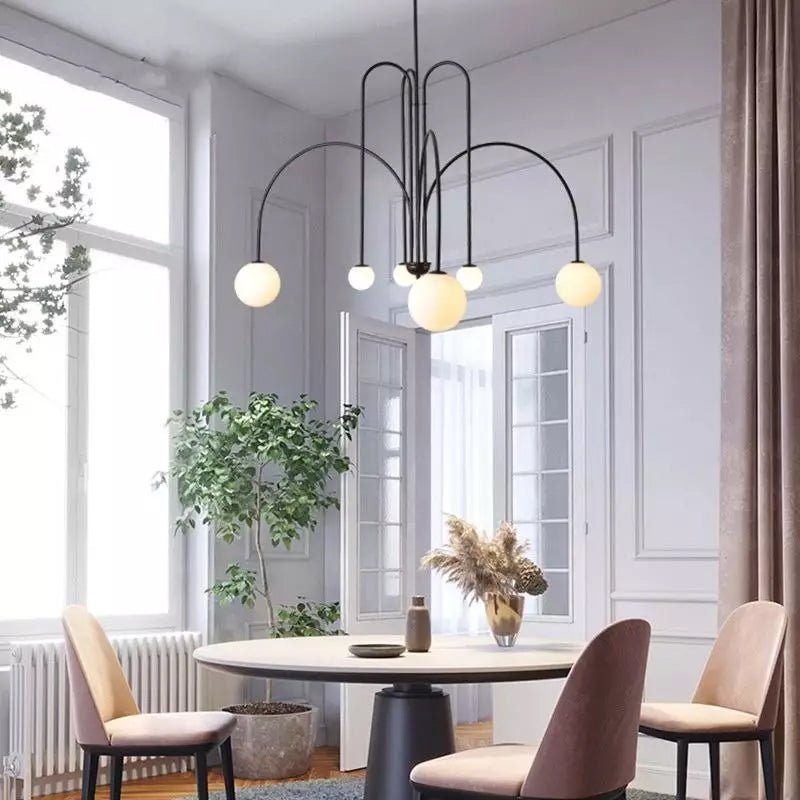 Lampe Suspendue Contemporaine | Design Sculptural et Éclairage LED