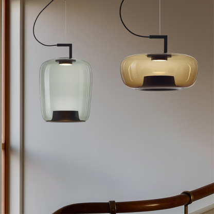 Lampe Suspendue en Verre | Élégance Contemporaine et Atmosphère Chaleureuse