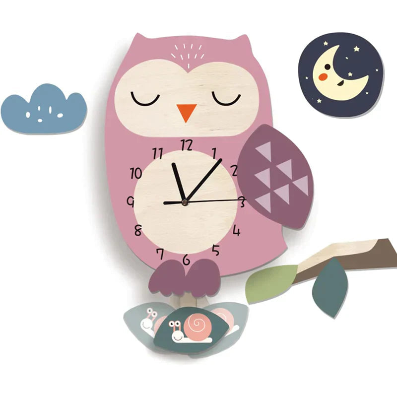 Horloge Murale Interactive pour Enfants | Apprentissage Amusant de l'Heure