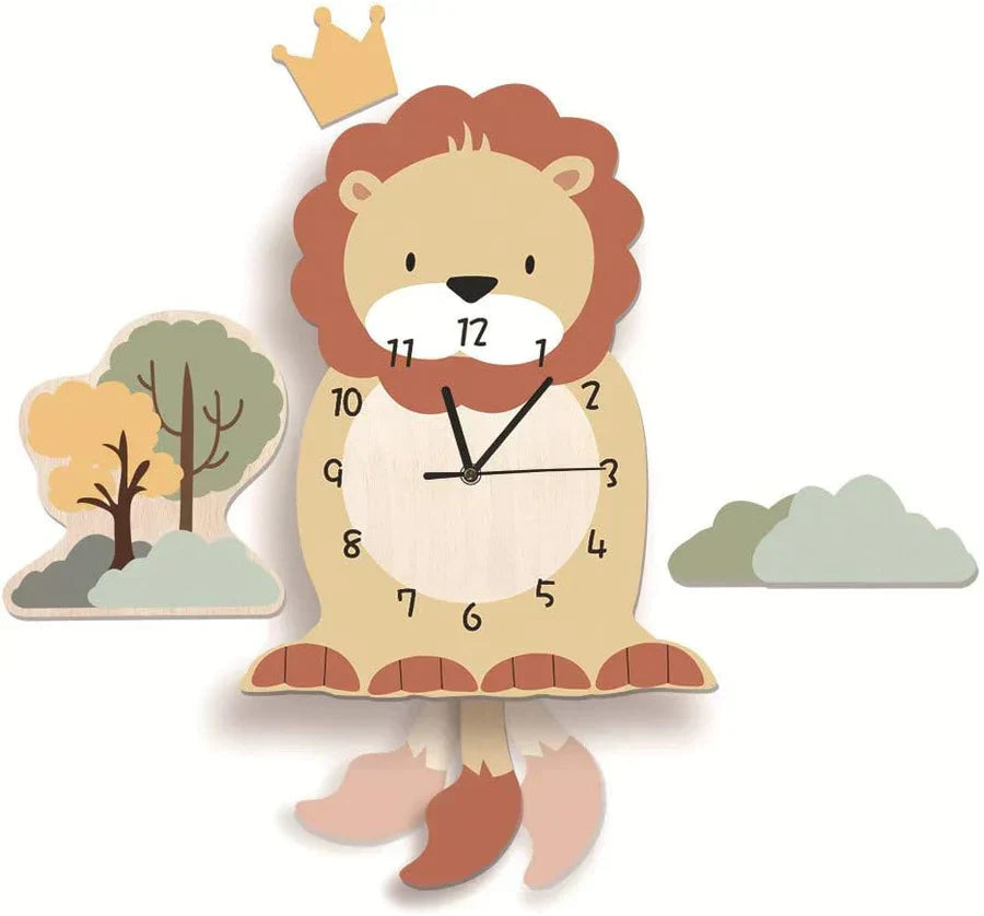 Horloge Murale Interactive pour Enfants | Apprentissage Amusant de l'Heure