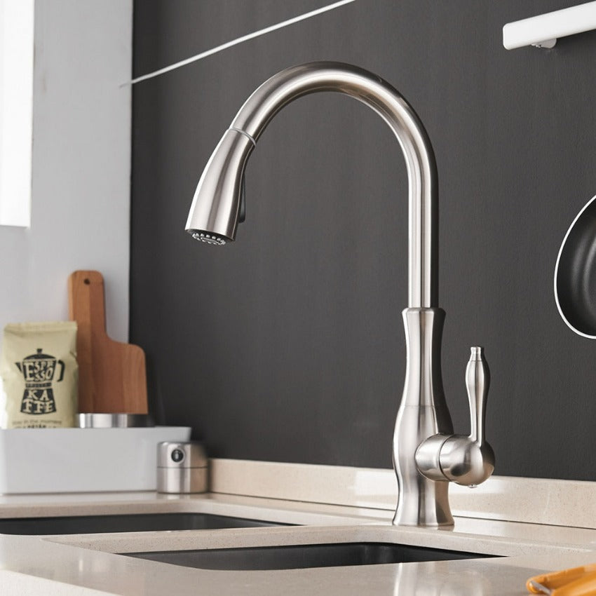 Robinet de Cuisine Rétractable | Élégance et Flexibilité Pratiques