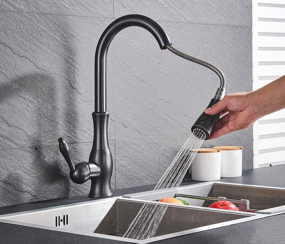 Robinet de Cuisine Rétractable | Élégance et Flexibilité Pratiques