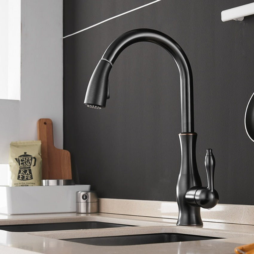 Robinet de Cuisine Rétractable | Élégance et Flexibilité Pratiques