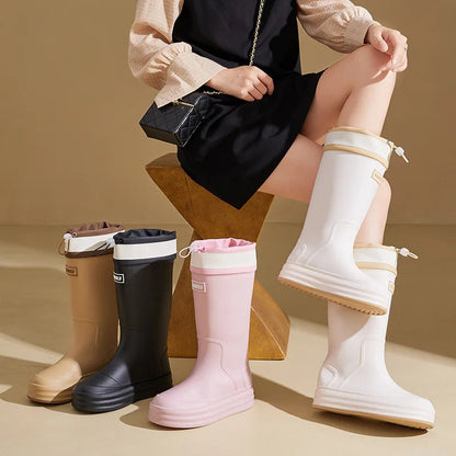 Bottes de Pluie Imperméables pour Femmes | Respirantes et Antidérapantes en Caoutchouc