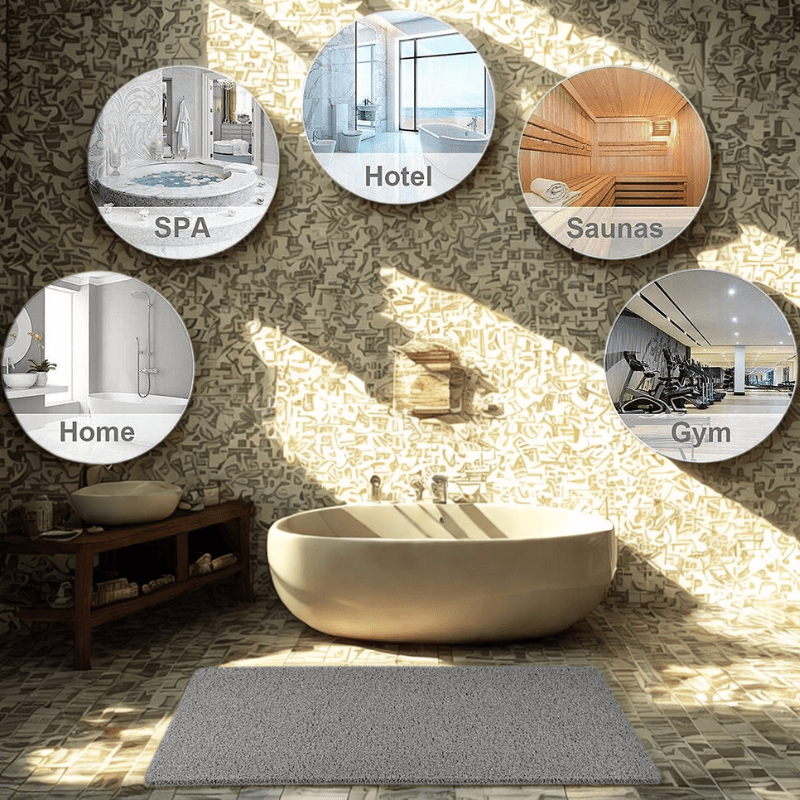 Tapis de Douche Antidérapant | Sécurisé et Hygiénique pour Toute la Famille