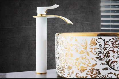Robinet de Lavabo en Laiton | Effet Cascade pour Salle de Bain Élégante