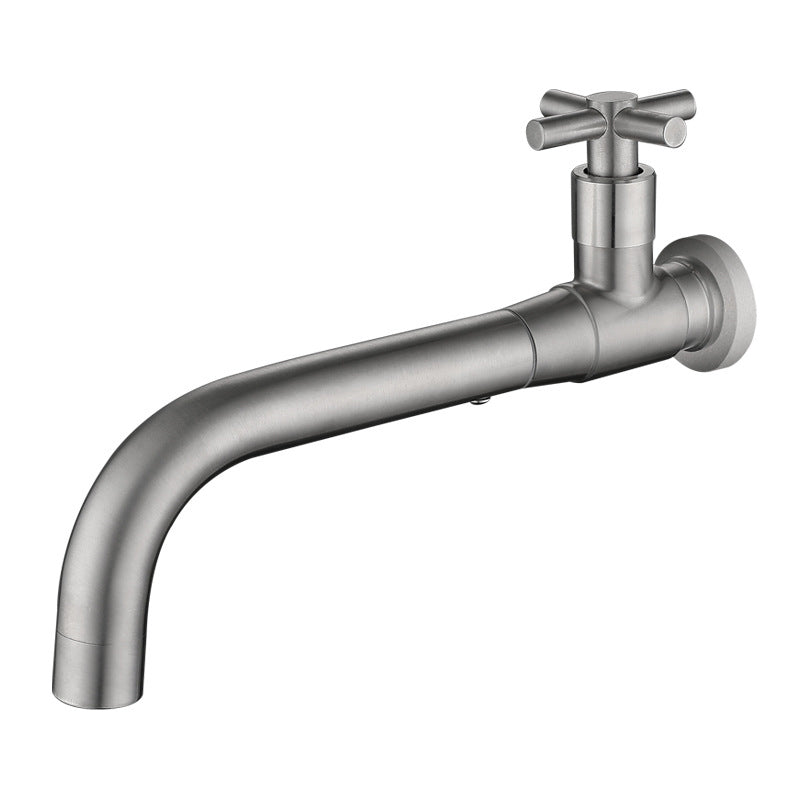 Robinet de Salle de Bain Monté au Mur | Design Épuré en Acier Inoxydable