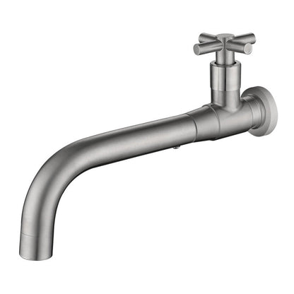 Robinet de Salle de Bain Monté au Mur | Design Épuré en Acier Inoxydable